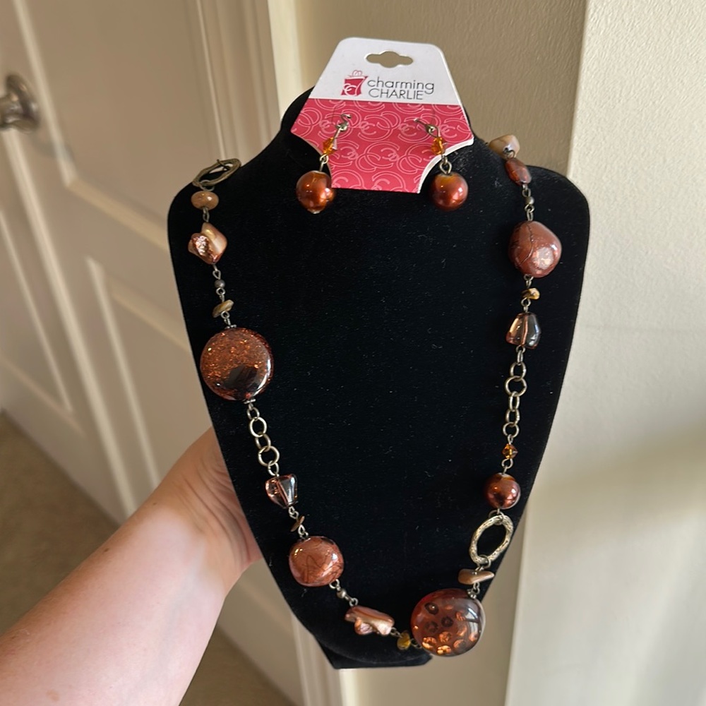 Charming Charlie’s Necklace & Earring Set
